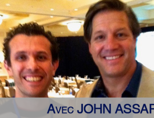 David avec John Assaraf, un autre des enseignants du film « Le Secret »